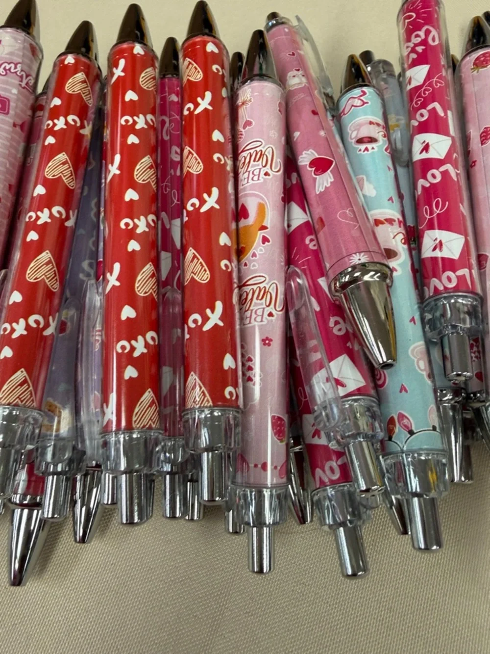 48 Count Valentine Ballpoint Pens - Pack of Assorted Designs party favors pens